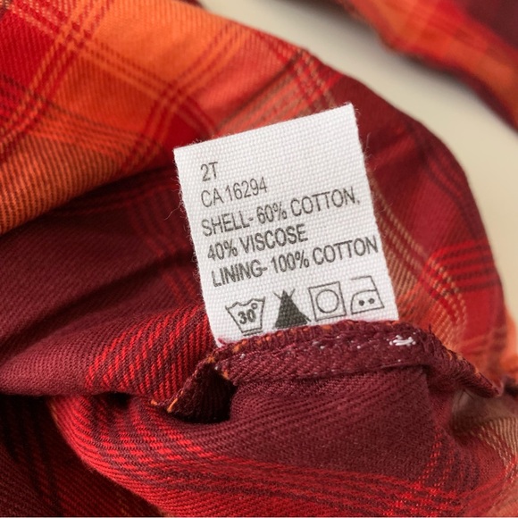 Hallmark baby plaid flannel dress size 2T - Picture 5 of 5